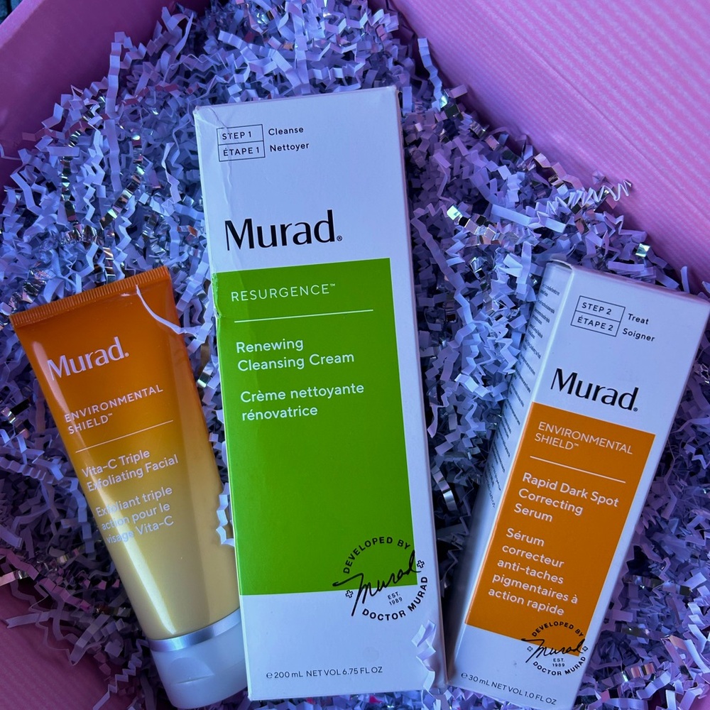 Murad 3 pc regimen NIB/sealed | exfoliate - cleanse - serum